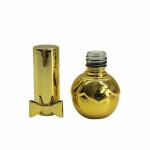 5ml 7ml Gold Glass Empty Fingernail Polish Bottles Silk Screen Printing