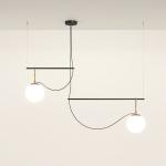 Nordic minimalist decoration round ball living room chandelier suspension light