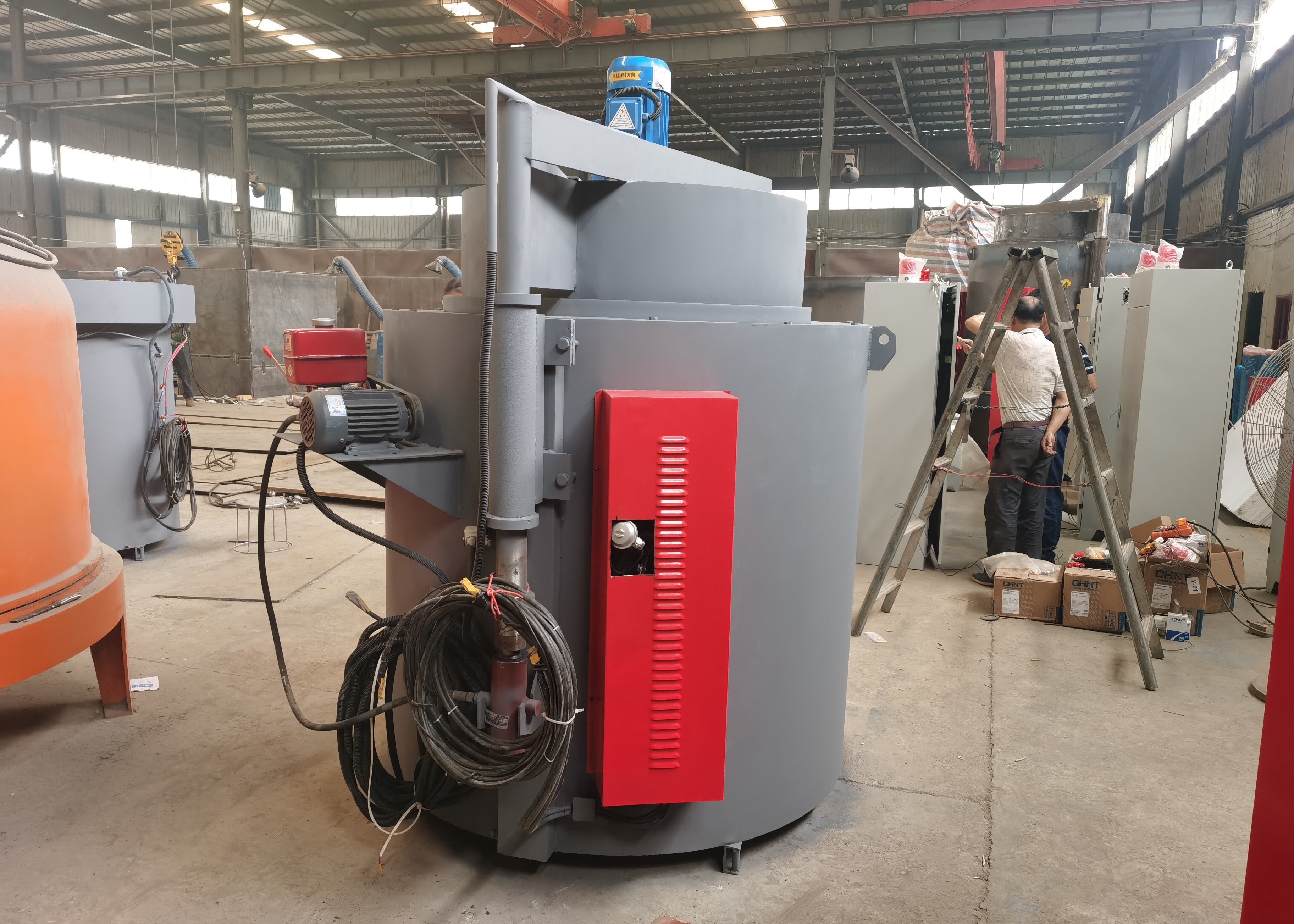 PID Control Hardening Quenching Furnace Refractory Fiber Pit Carburizing Furnace