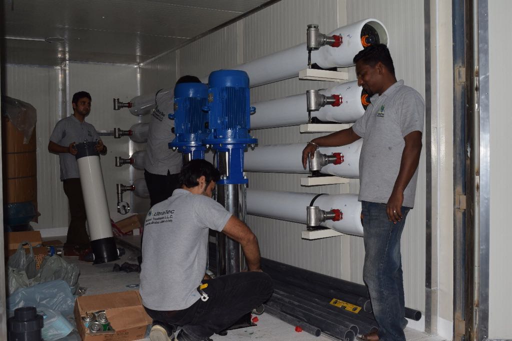 99.7% Rejection Containerized Water Treatment Plant rO System SS316L Material