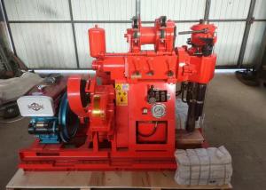 Quality Shallow Water Borehole Trailer Mounted Drilling Rigs 150 Meters XY-1A wholesale