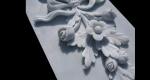 Marble stone relief wall flower carving panels with polished,China stone carving