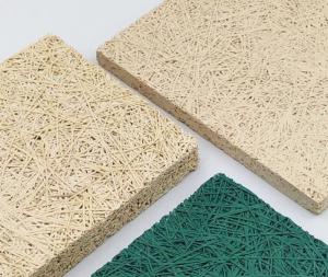 Quality 1200*2440mm Wood Wool Sound Absorbing Board for Noise Reduction Ceiling Decoration wholesale