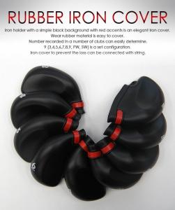 Quality rubber iron cover , rion head cover , rubber head cover , golf head cover wholesale