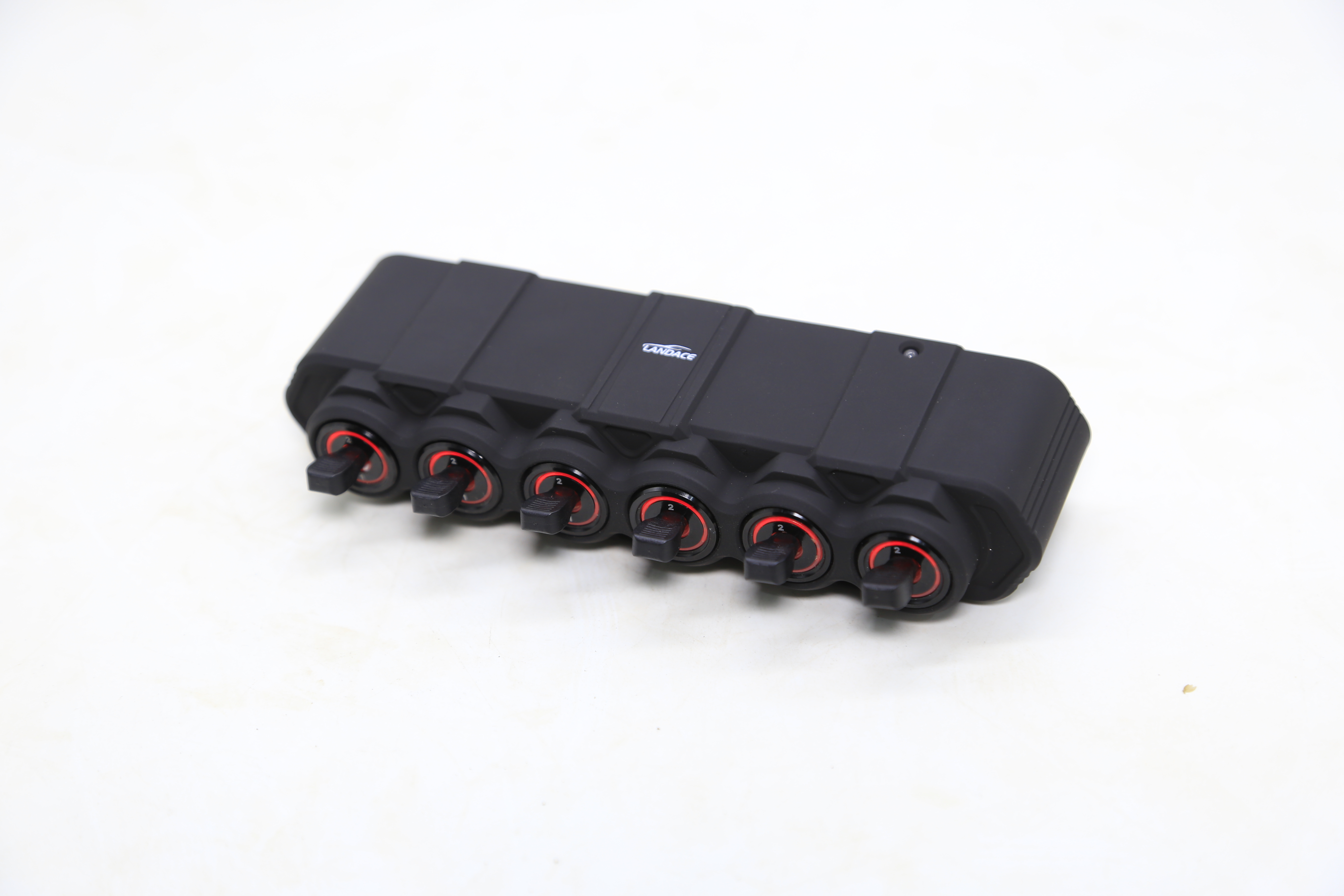 2023 Aluminum Alloy Wireless LED Light Controller 6-gang Switch Panel With Relay Car Used OEM Accepted
