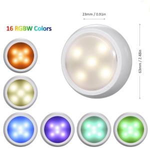 Quality 16 RGBW 500mA LED Under Cabinet Light ABS PC 4.5VDC wholesale