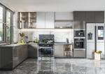 Luxury Hotel European Karachi Kitchen Furniture Modern Kitchen Cabinets Gray