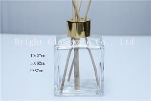 Quality wholesale square perfume bottle with knob lid sale wholesale