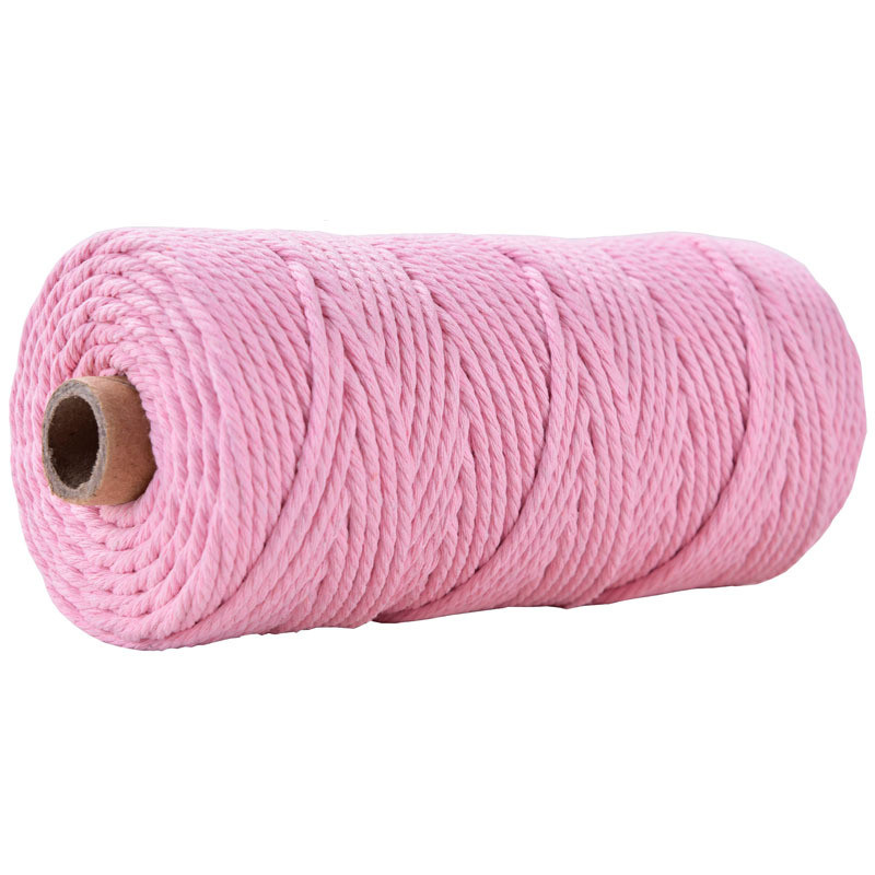 Green 3 Strand Twisted Nylon Rope 3mm Macrame Braided Cotton Rope