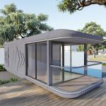 Outdoor Hotel Home Mobile Capsule House / Apple Cabin House 8.5m 11.5m