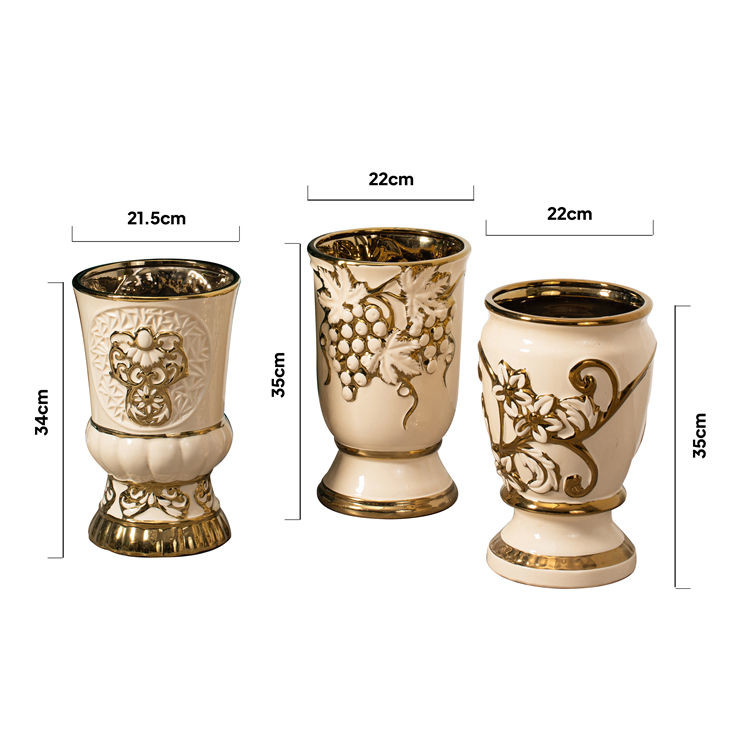New Arrival Modern Home Living Room Decoration Flower Vase Custom Luxury Ceramic Vase For Home Decor