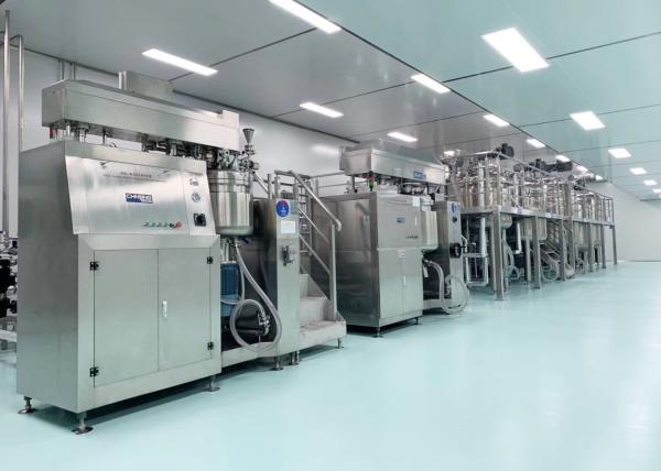 Stainless Steel Cosmetic Emulsifier Mixer High Shear Vacuum Cosmetic Homogenizer
