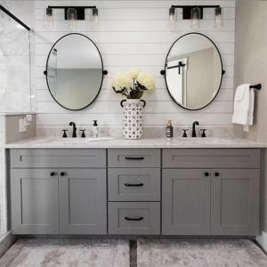 Quality CAD Drawing Ceramic Bathroom Vanity Cabinet Wall Mounted wholesale