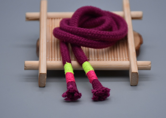 Custom 30cm 100% Polyester Drawstring Cord For Clothing