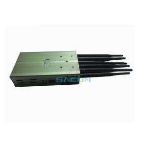 Quality Dip Switch 20m 10 Bands Handheld Cell Phone Signal Jammer wholesale