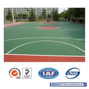 Quality Non Pollution Polyurethaning Outdoor Sports Surfaces High Elasticity wholesale