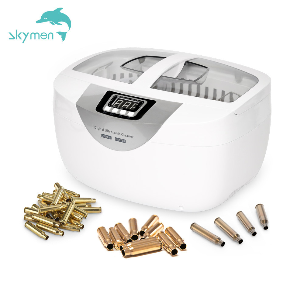 Skymen JP-4820 2.5L Ultrasonic Cleaner 40KHz 70W For Brass Cartridge Cases Gun Parts