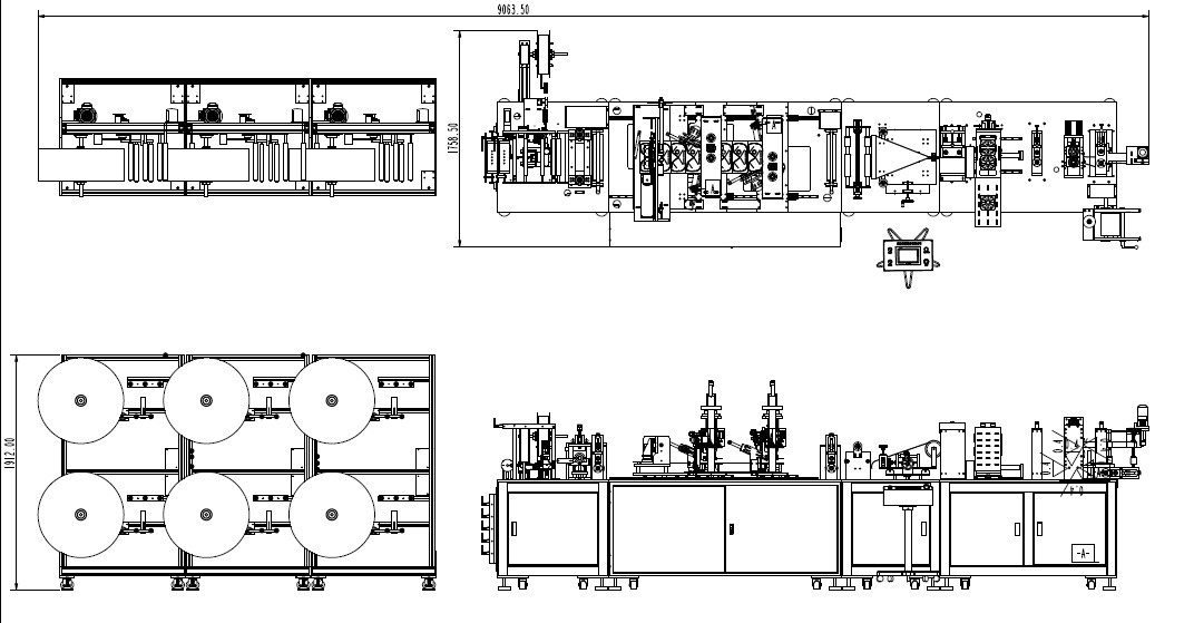 4 Ply Ultrasonic Dust Free KN95 Face Mask Making Machine