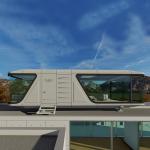 Eco Friendly Ecocapsule Tiny House Hotel 10Tons 38 ㎡ Floor Area