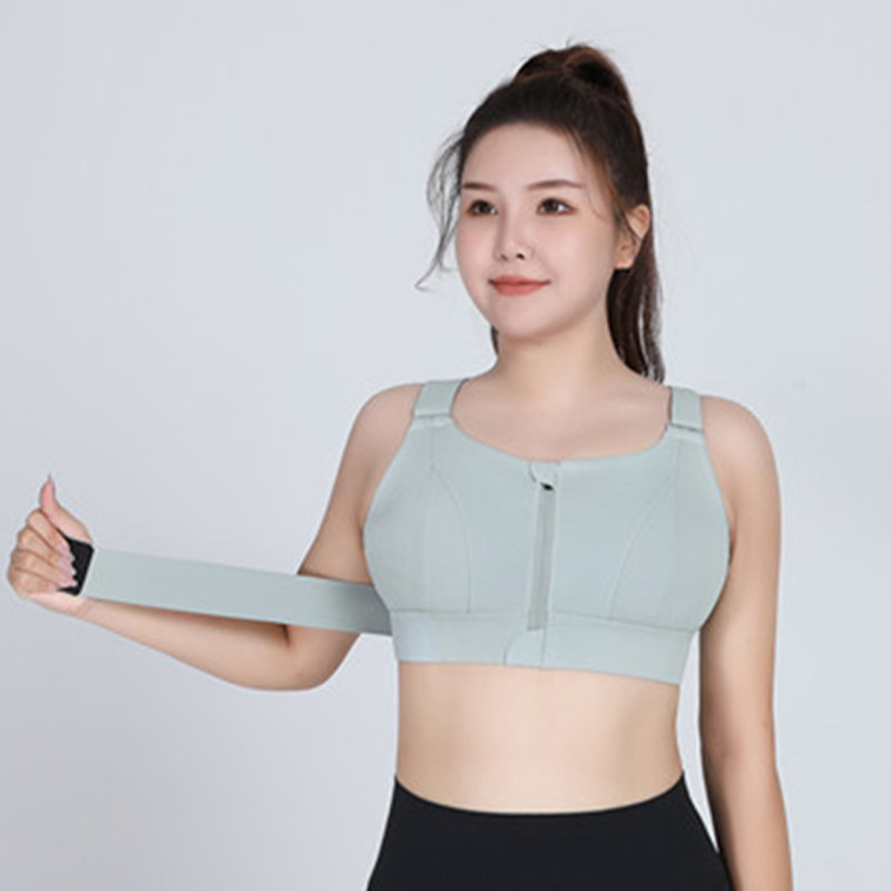 Breathable Plus Size Sports Bra Women Fitness Cross Strap Sweat Wicking