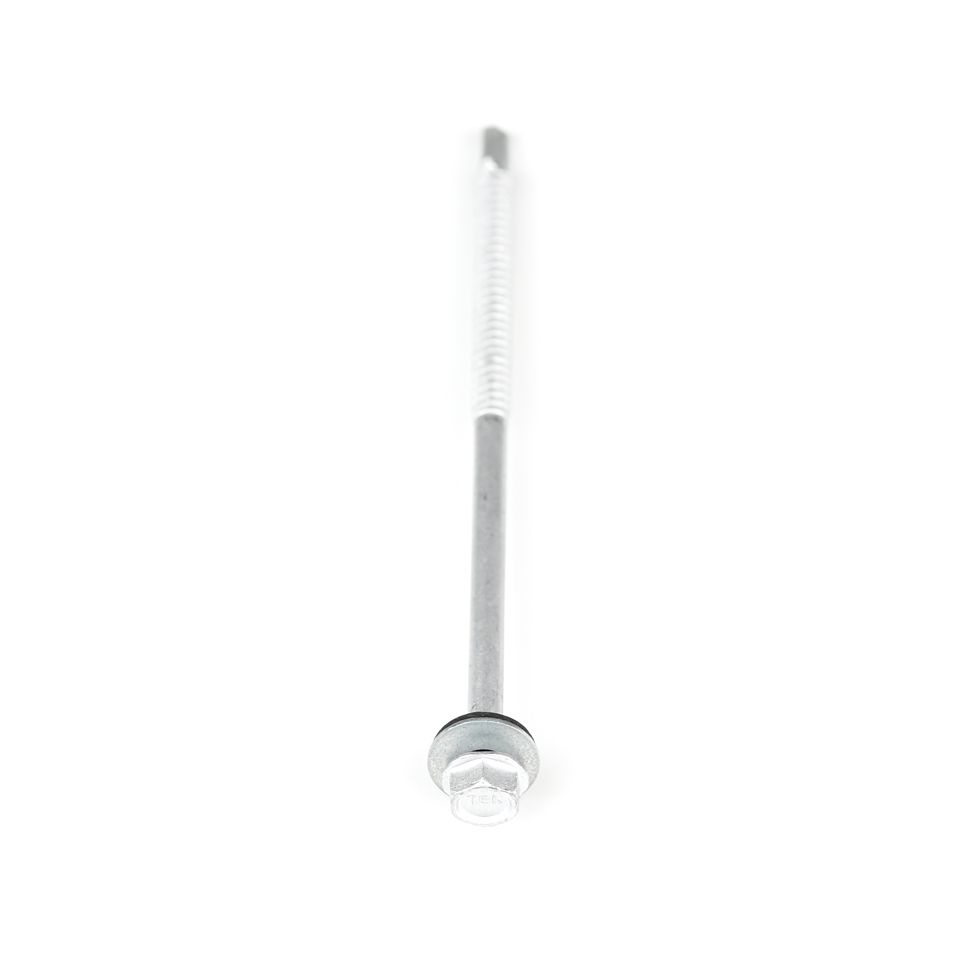 Ruspert Coated Stainless Steel Self Drilling Screws 6.3x130mm for Tapping and Drilling