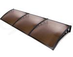 100x80 Polycarbonate Door Awnings Household Application Rain Cover White Holder