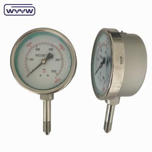 Quality Industrial Liquid Filled Pressure Gauge 63mm 100mm 150mm Options wholesale