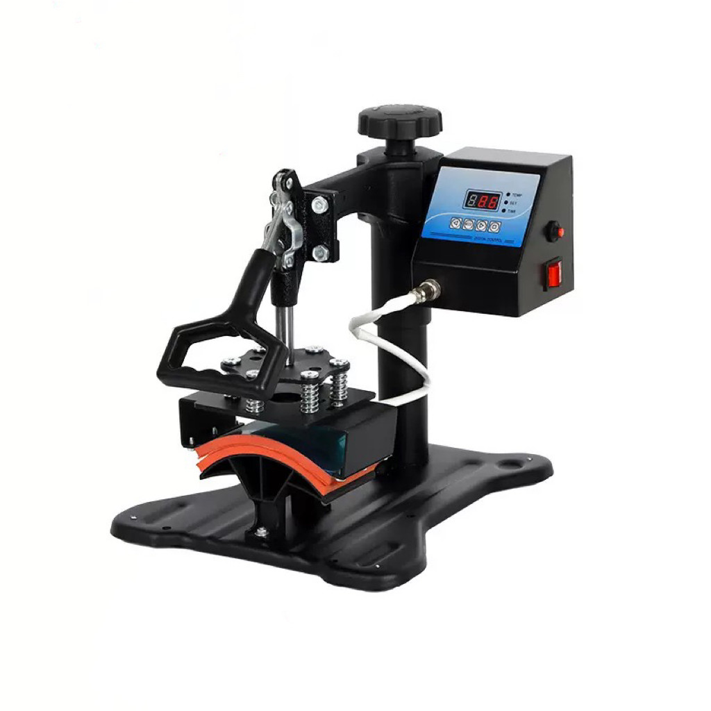 Black Hat Cap Heat Press Machine For Sublimation Cap Printing 150W