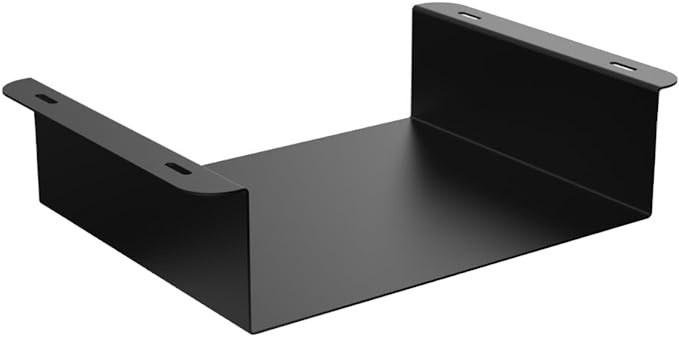 Non-folding Rack Under Desk CPU Mount Customizable Logo for Professional Workstations