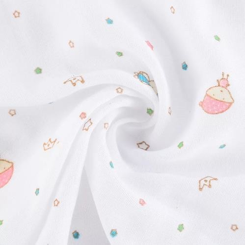 Natural Bamboo Muslin Fabric 100 Cotton Enviroment Friendly Customized Material