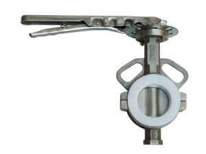 Quality Split Body Wafer Butterfly Valve SS Butterfly Valve Long Working Life wholesale