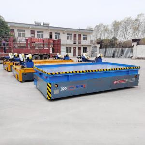 Quality Metal Industry Battery Trackless Transfer Trolley Hydraulic Steering 40 Tons wholesale