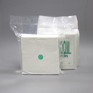 Quality Laser Cut Cleanroom Microfiber Wipes 4x4 400pcs 105g Polyester Knit Cloth wholesale