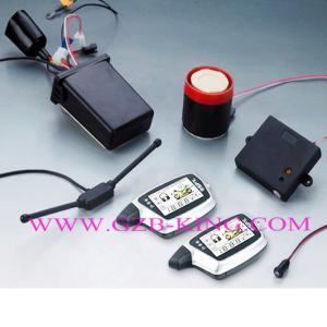Quality FM-FM 2-way LCD Pager Motorcycle Alarm wholesale
