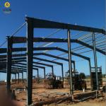 ASTM A36 Prefab Metal Airplane Hangar Agricultural Farm Barn Steel Structure