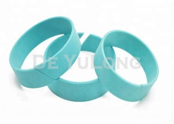 Turquoise WR Hydraulic Cylinder Excavator Accessories PTFE Guide Strip Standard