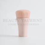 Love Heart Plastic Handle Small Kabuki Makeup Brush Without Ferrule 43g