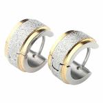 18G Stainless Steel Small Hoop Huggie Hinge Stud Earrings Silver Black Blue Gold