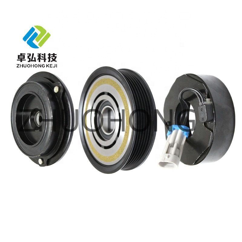 Auto AC Compressor Pulley Clutch Kit 6PK 125MM 12V For Chevrolet Cruze 2.0 CDI 2009-2016