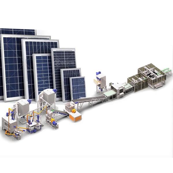 Revolutionary Solar Panels Recycling Plant Photovoltaic Cell Crushing and