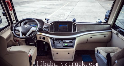 Electric Luxury City Bus 6/8/10 Meter 10-19 Seater with A/C and LHD Steering Position