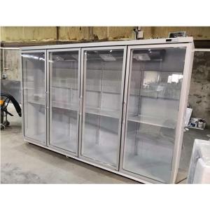 Quality Commercial Bar 2500L 4 Glass Door Upright Beverage Fridge wholesale