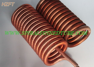 Cupronickel Integral Copper Tube Coil for Water Heater in Domestic Water Boilers