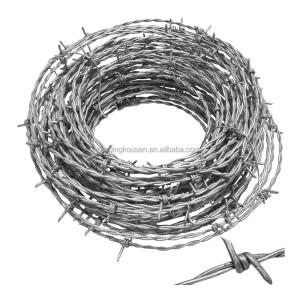 Quality 20m/25m/30m/50m Galvanised Steel Razor Barbed Wire Security Fencing Concertina Wire wholesale
