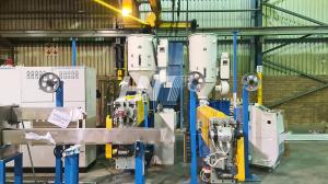 Quality Solar Photovoltaic Cable Tandem Extrusion Line Siemens Touch Screen Control wholesale