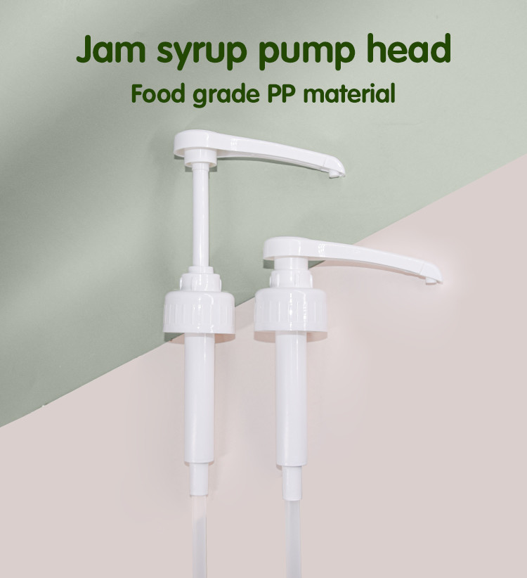 UKS10 38-410 Food Grade PP Narrow Head Syrup Bottle Pump Dispenser Color Custom