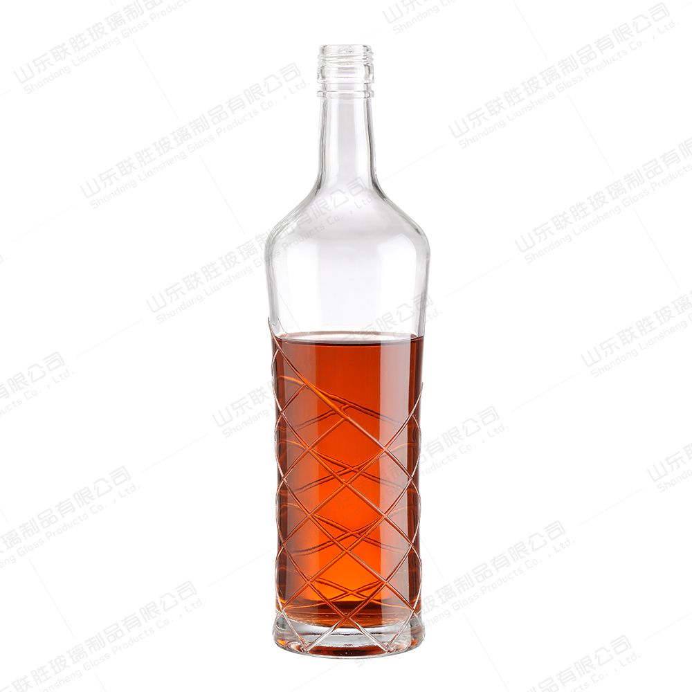 Clear Glass Bottles for Vodka Whisky Rum Gin and Liquor 500ml 700ml OEM/ODM Solutions