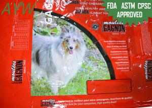 Quality 30kg Heat Sealing Mylar Pet Food Bag Reclosable Moisture / Oxygen Proof wholesale