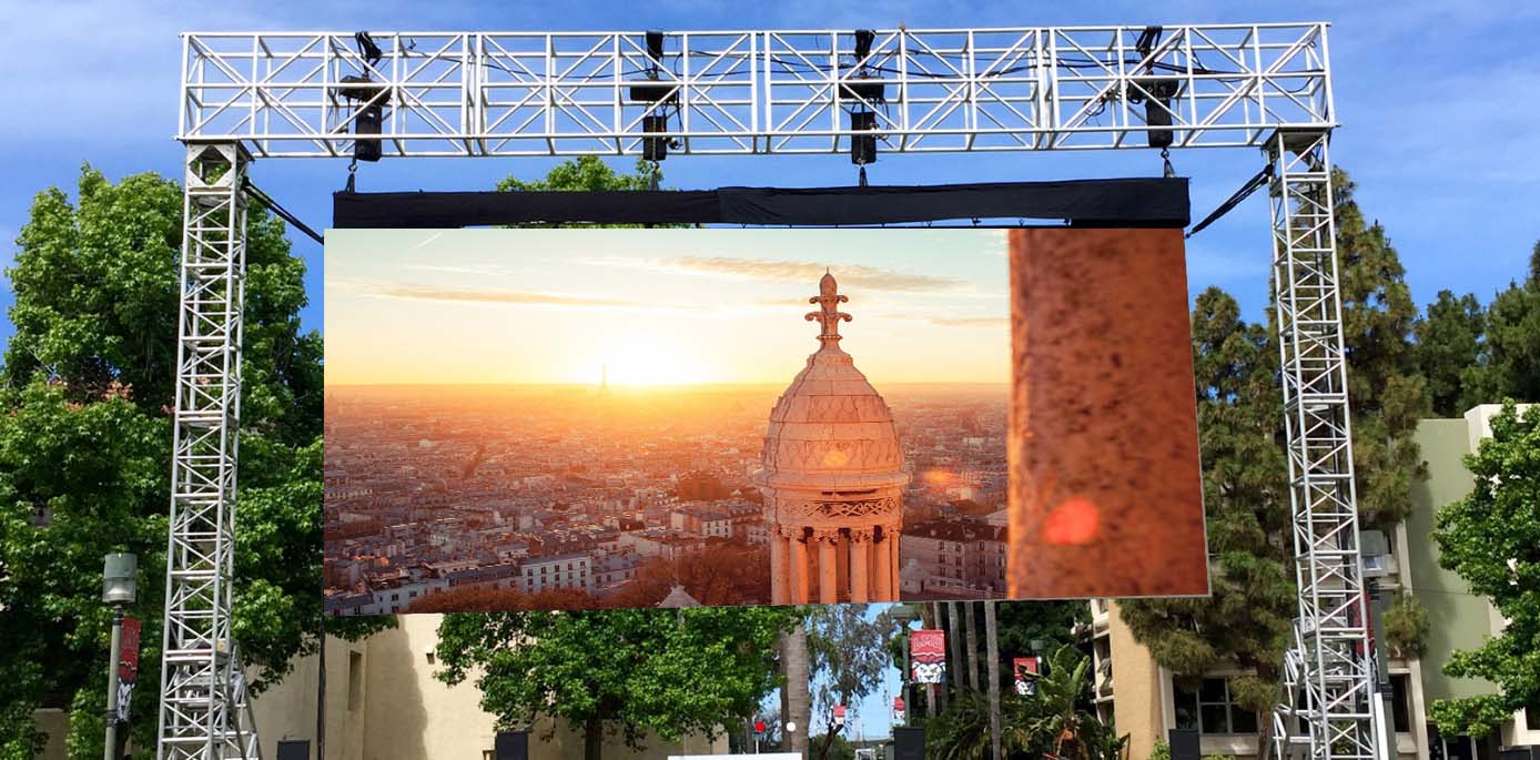 outdoor rental led screen