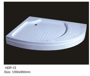 Quality Acrylic shower tray, shower basin,acrylic shower base HDP-13 wholesale